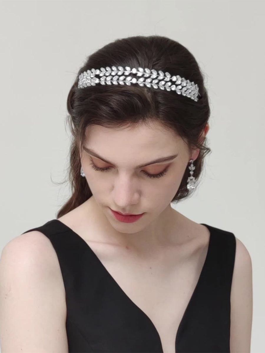 Exquisite Diamond Double Layer Headband