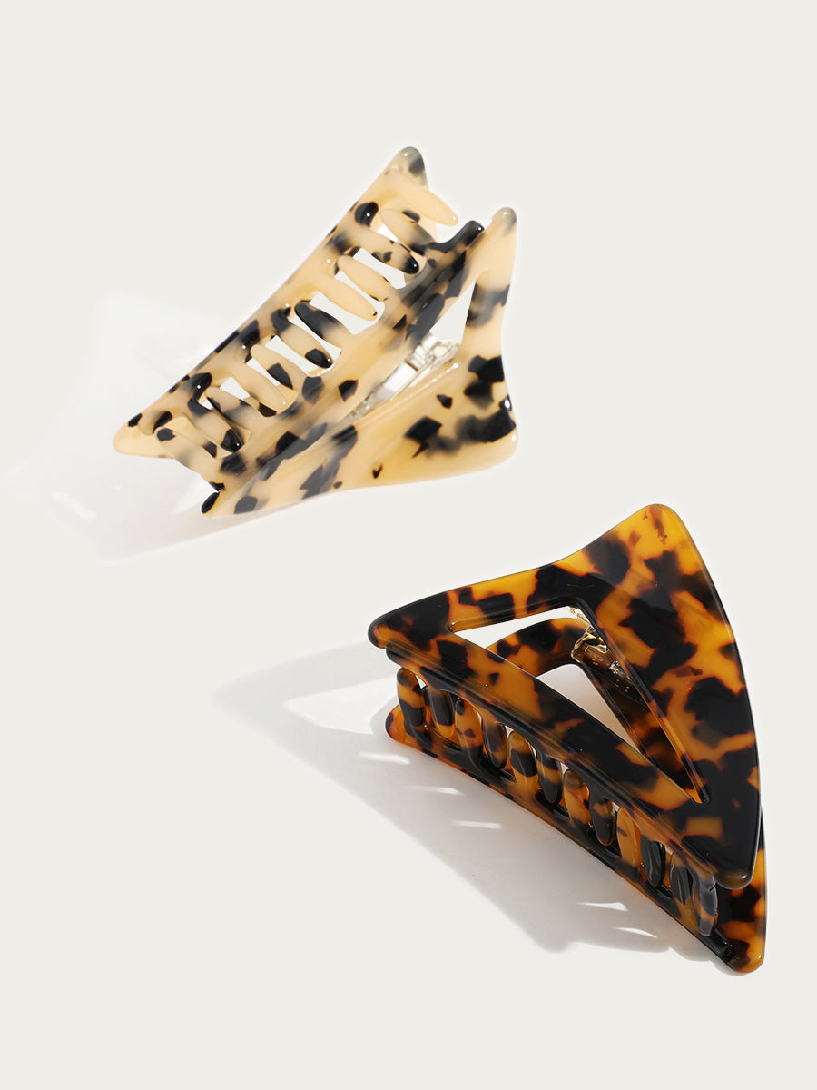 Leopard Hair Clips-Pack of 2