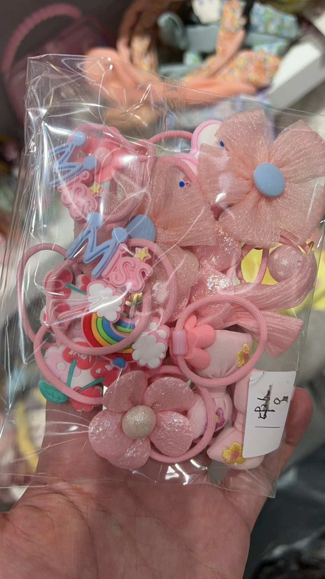【6】Hair accessories 1bag of colorful hair clip