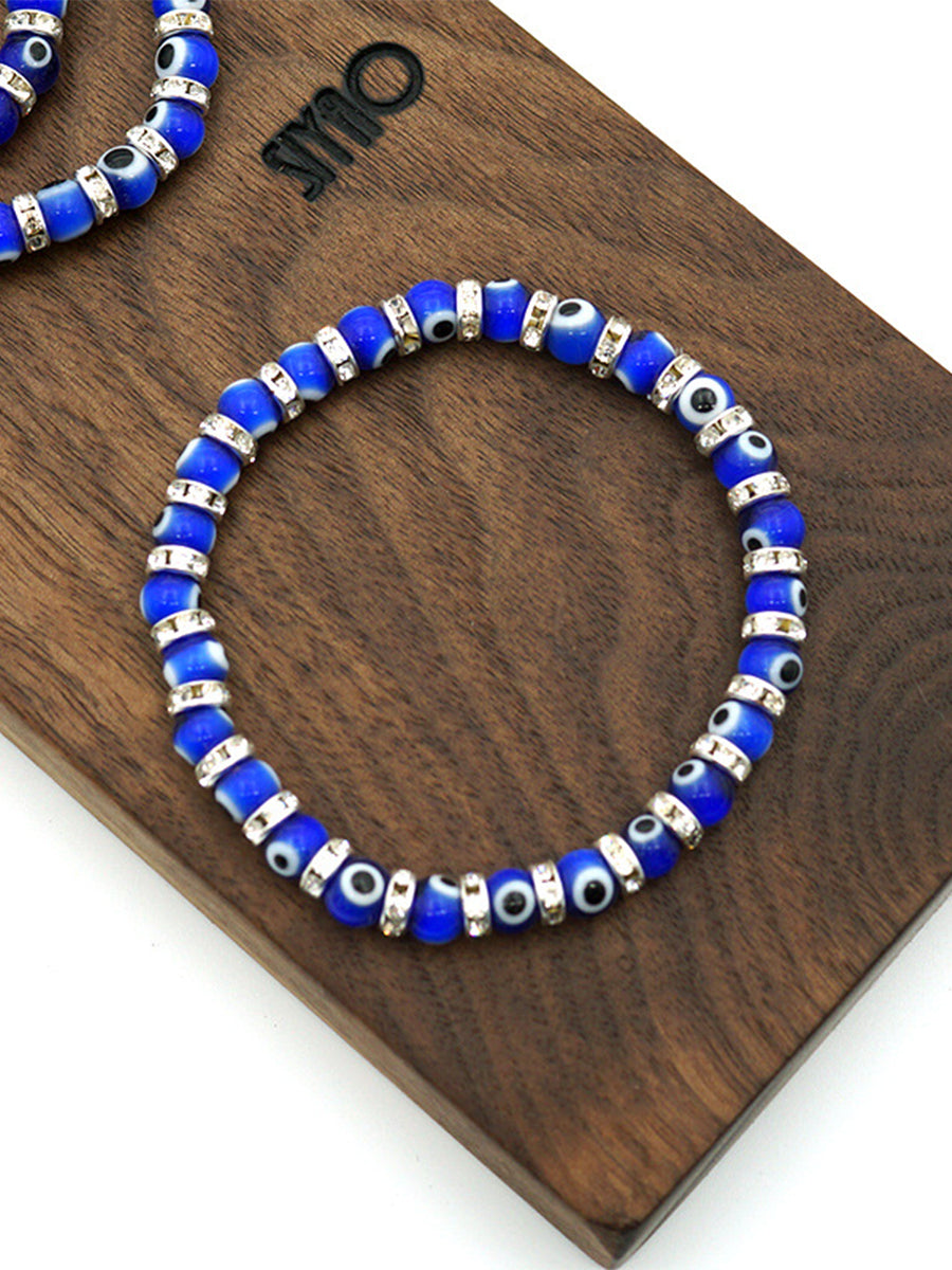 Blue Eye Beads Bracelet