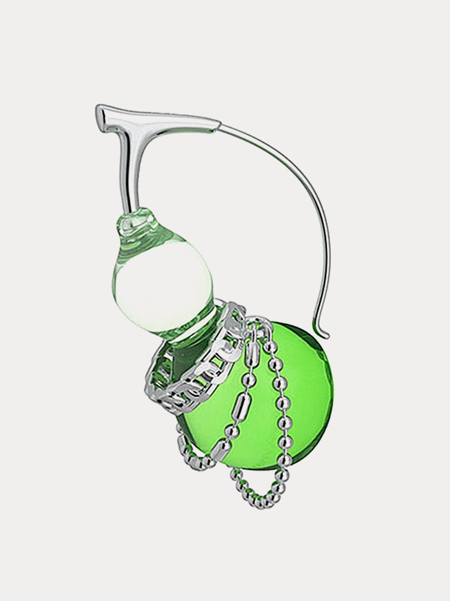 Green Crystal Gourd Pendant-Pack of 1