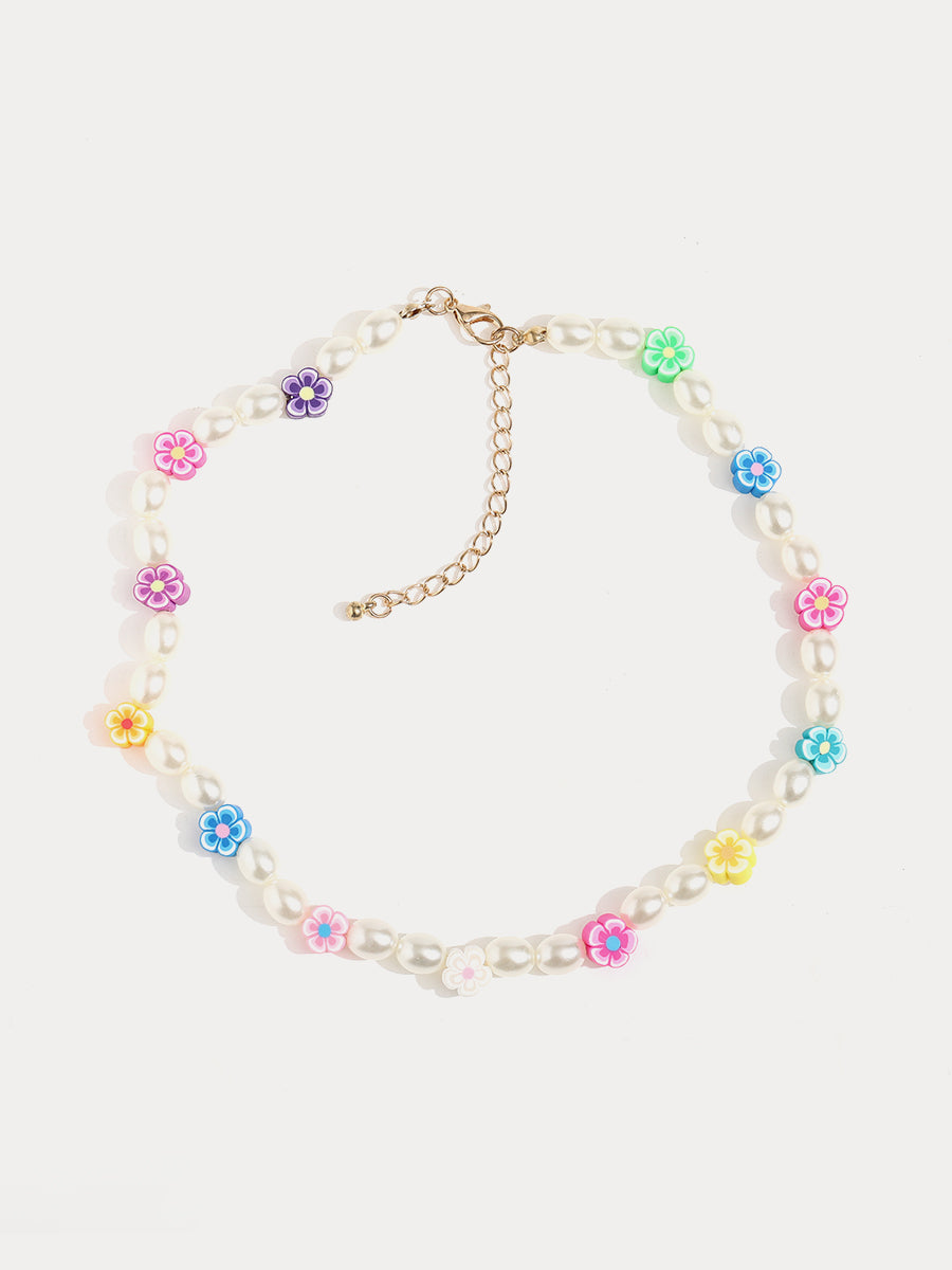 Pearl Floral Necklace